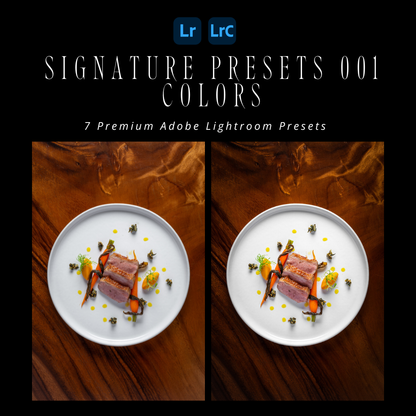 Signature Presets 001 - Lightroom Presets