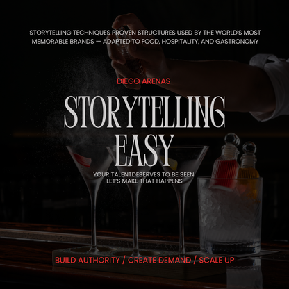 Storytelling Easy - Course for Photographers, Chefs and Restaurants