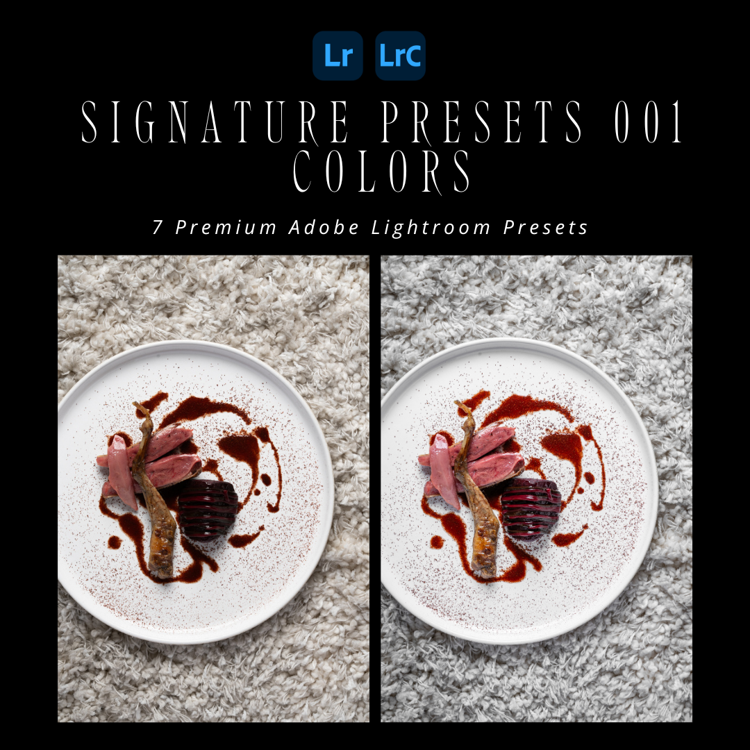 Signature Presets 001 - Lightroom Presets