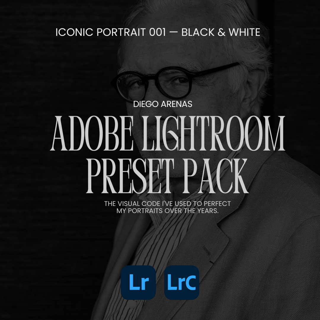 Iconic Portrait 001 - Black & White / Lightroom Presets