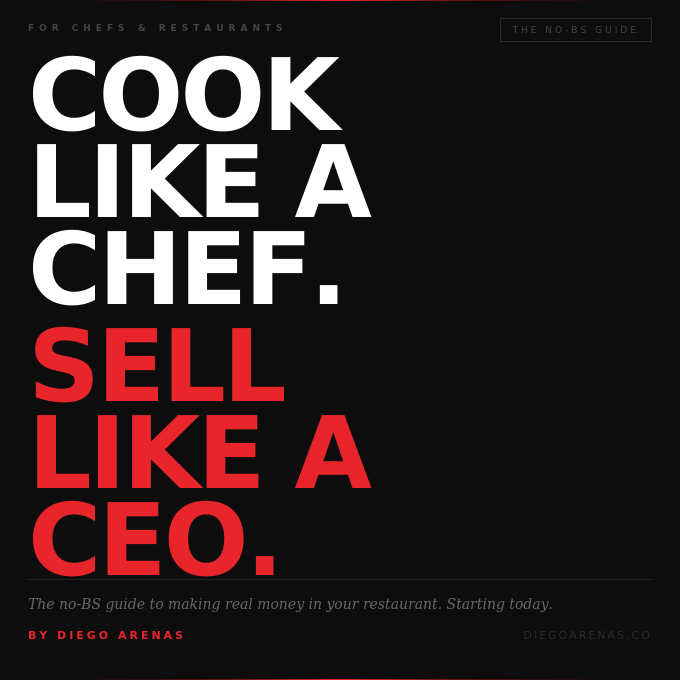 Guide - Cook Like a Chef. Sell like a Ceo.