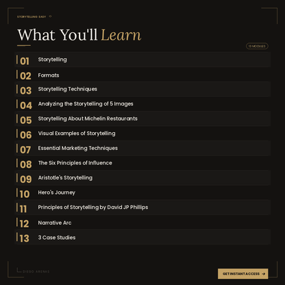 Storytelling Easy - Course